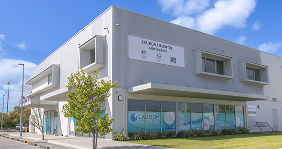 Outside view of a medical building