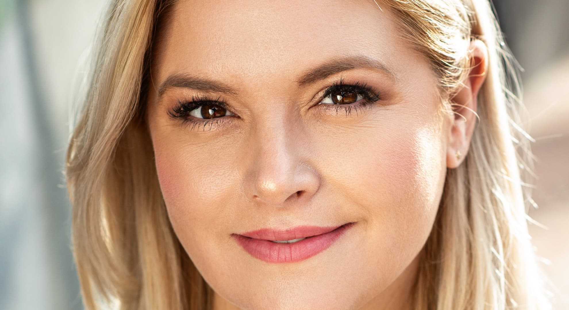 Close-up of woman's face