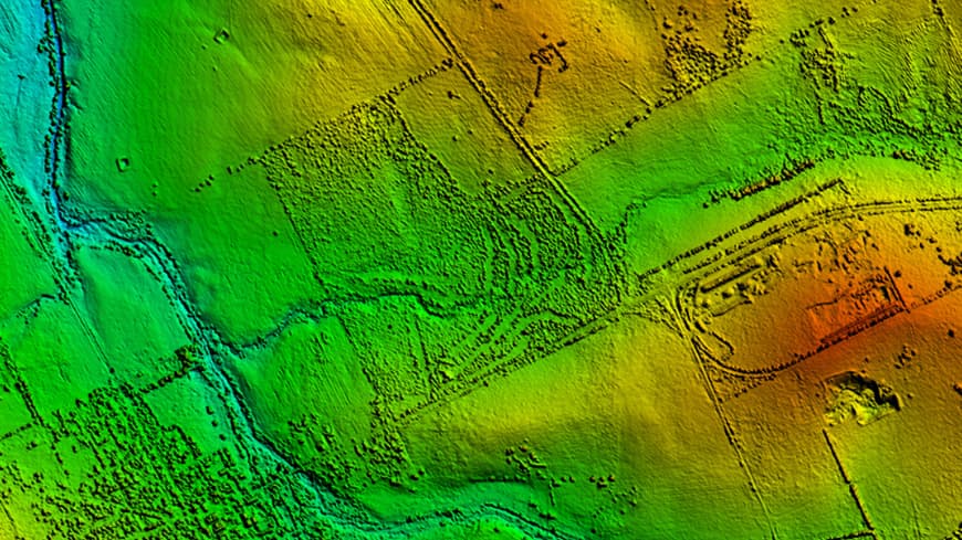 digital surface map
