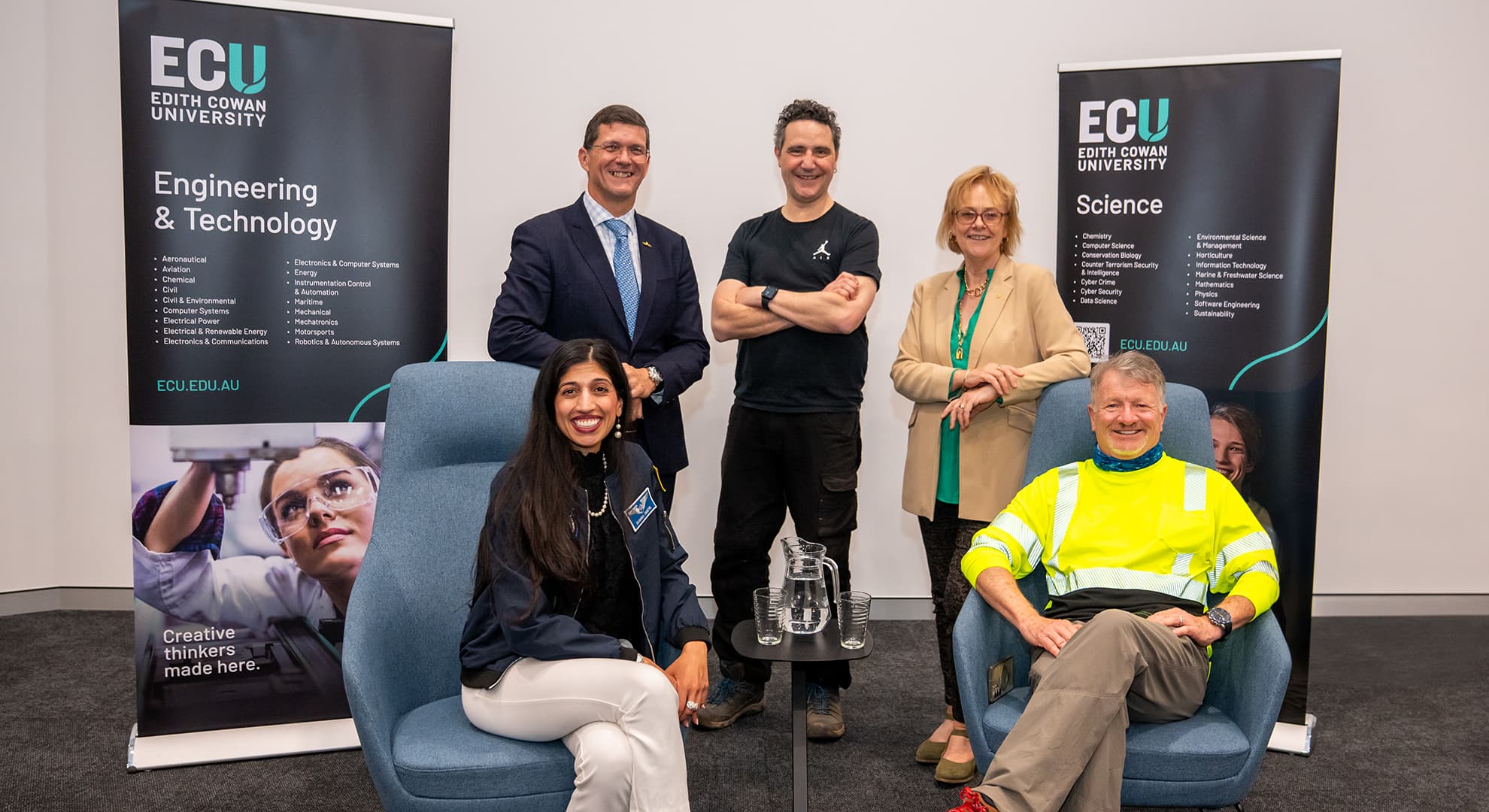 People posing for a group photo