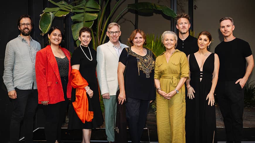 People standing in a line