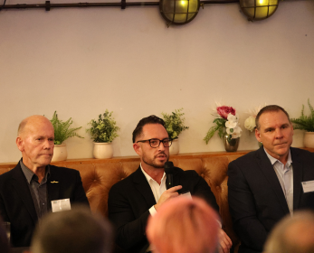 Panellists included ethical hacker and Red Piranha CEO Adam Bennett; KBI Director Nick George; seasoned governance expert John McMath; and Jonathan McCoy, Managing Director of Casobe & Co and a respected cyber advisor.