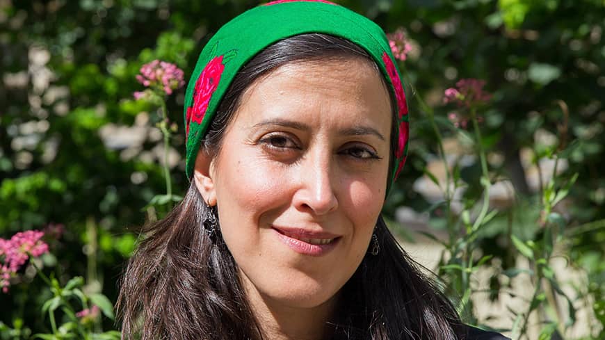 A close up of a woman facing the camera