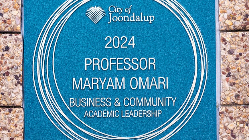 A tile featuring Maryam Omari's name.
