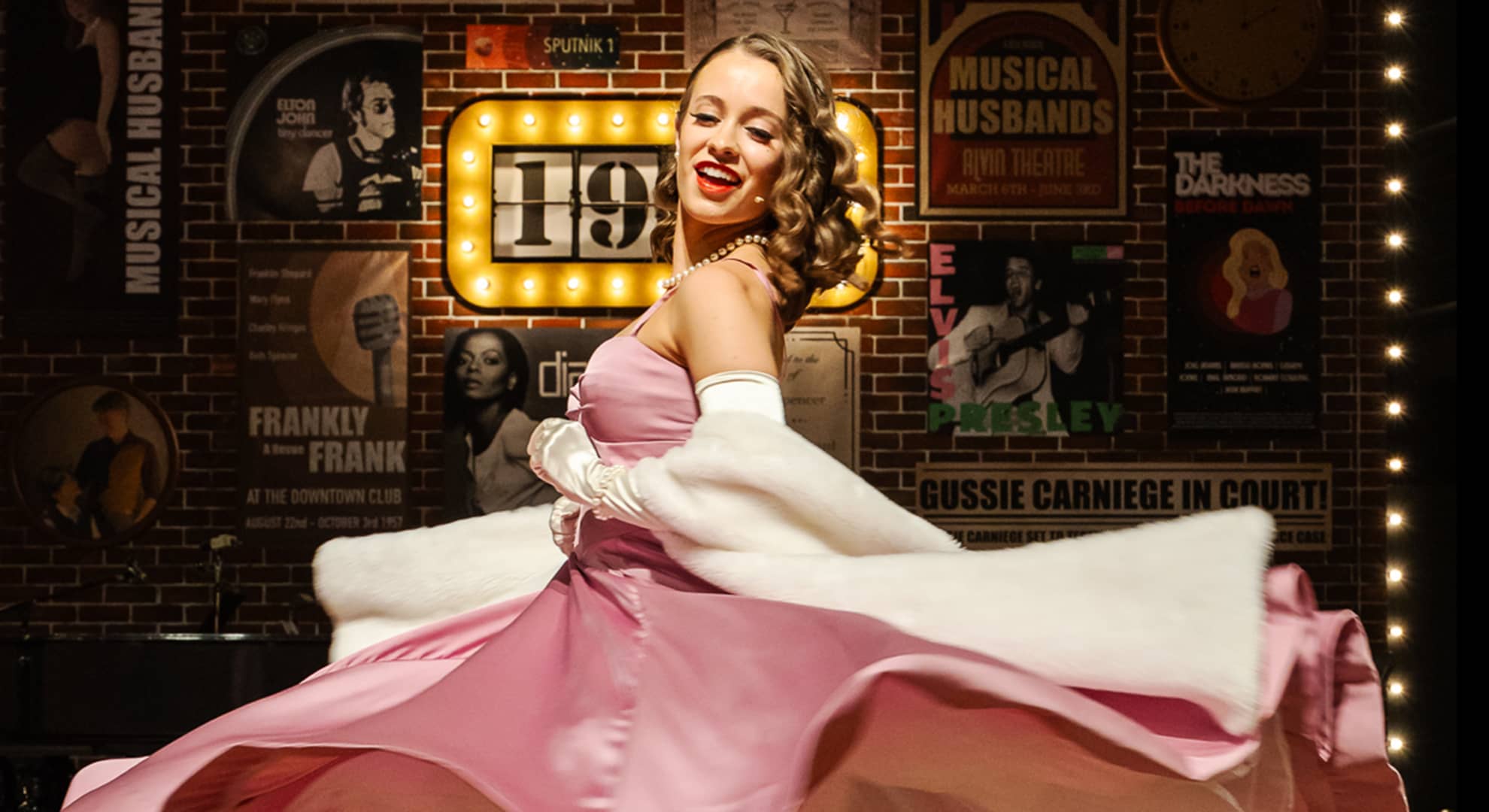 Woman performing musical theatre