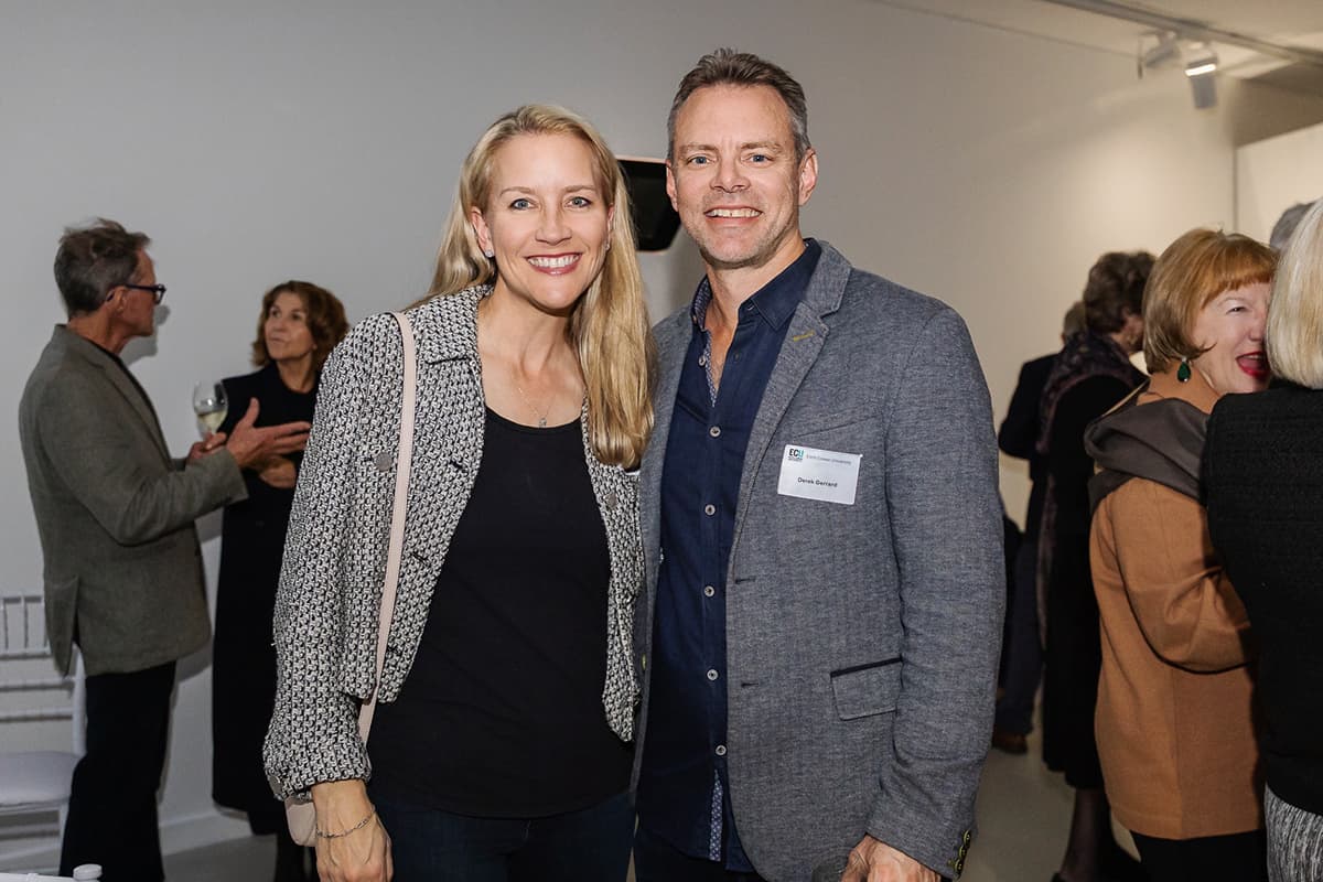 Couple of guests posing for the camera