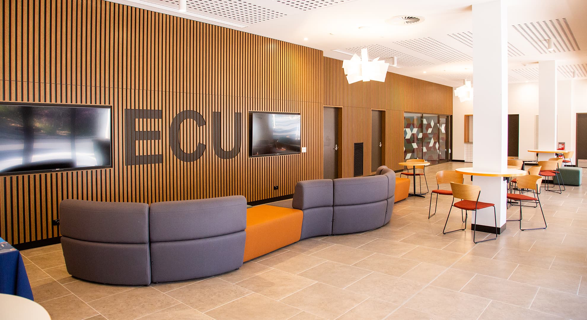 Foyer of the ECU South West campus.