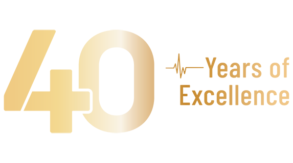 40 Years of Excellence logo