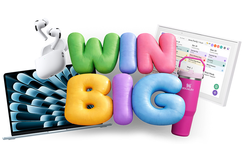 Win big when you register